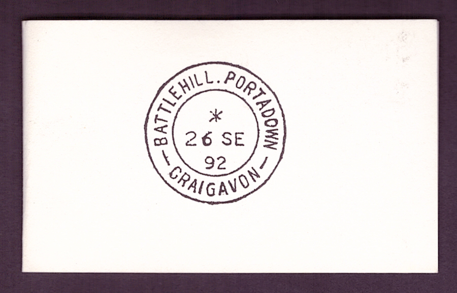 (image for) 1992 Portadown & District Philatelic Society Private Booklet